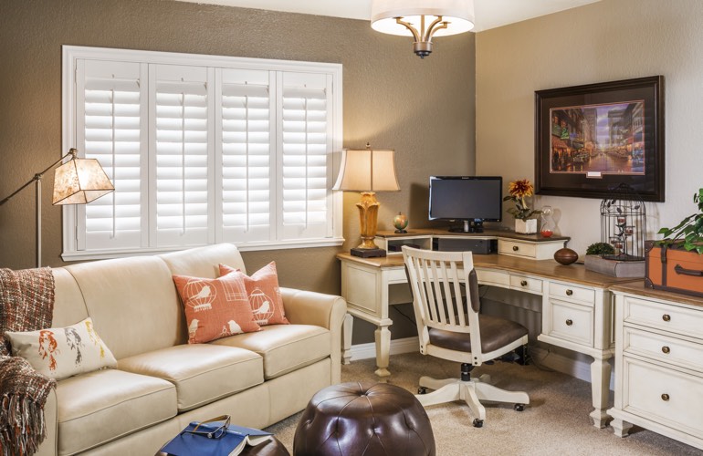 Home Office Plantation Shutters In Atlanta